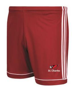 fit, drawcord on elastic waist, 7 inseam, Adidas logo on back left leg. Embroidery as shown.