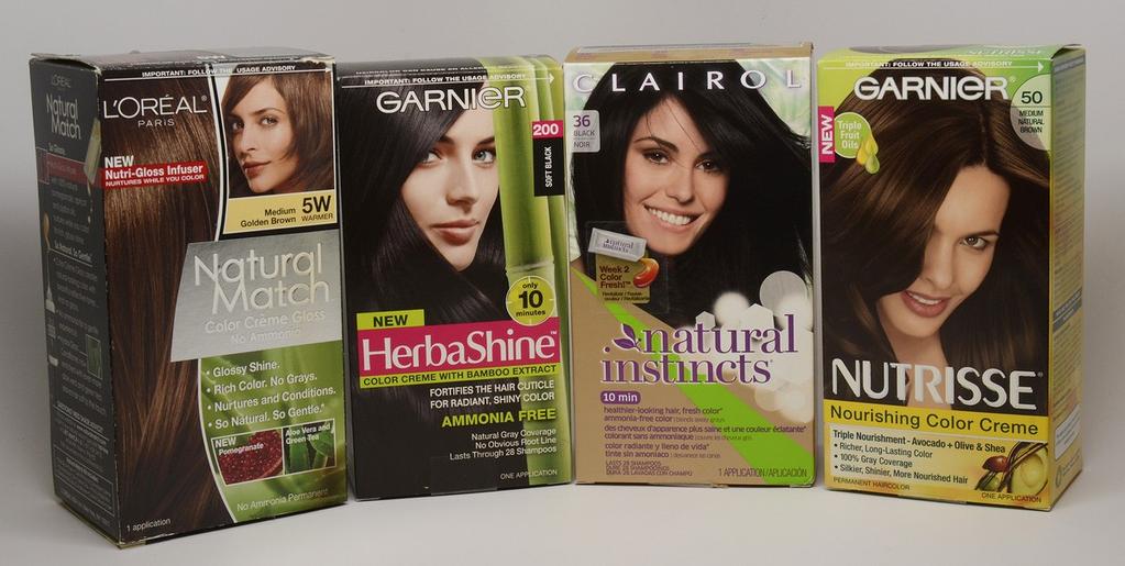 These over-the-counter home hair dyes contain