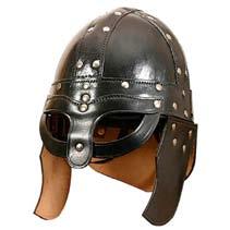 Viking never have horned helmets! I am made of leather.