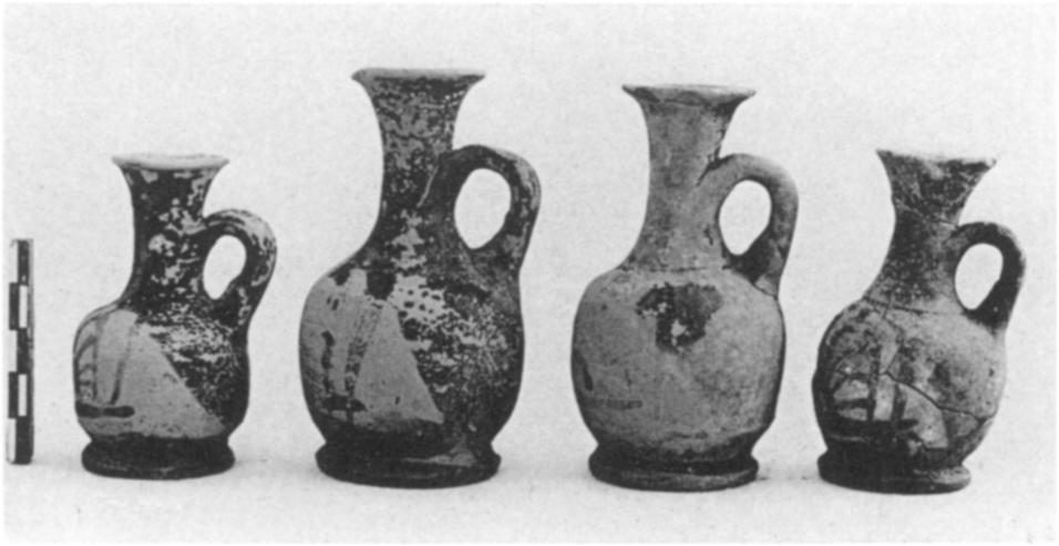 Pyxis Lids from Grave 7B,