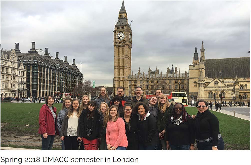 London Study Abroad Program Sources: Jan LaVille, Randy Jedele, Alan Hutchison, Maura Nelson, Maria Cochran Compiled by Judith Vogel https://www.dmacc.edu/studyabroad/pages/welcome.