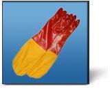 Product Code: GPVC/40 Red smooth PVC glove Elbow length (40cm) Sizes: Large Quantity: 120 pairs per carton Standard Weight EN388: 4121 Product Code: GPVC/60 Shoulder length glove, gauntlet 60cm (35cm