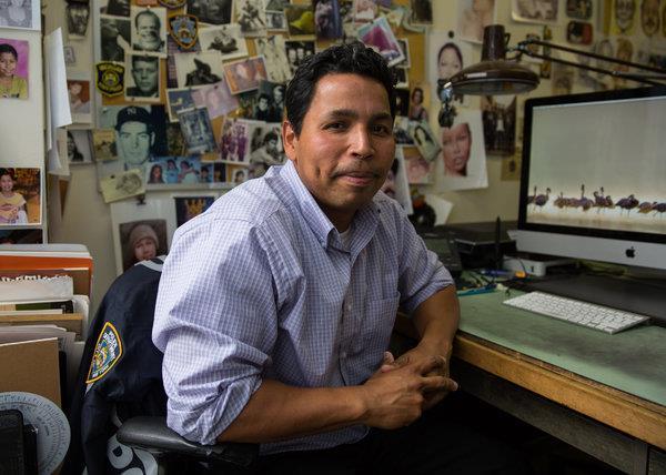 Fighting Crime With Pencil and Paper Juan Perez, NYPD, creates