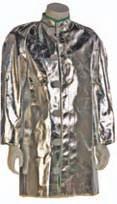 Aluminized Coats and Pants C17 Our standard coat features an aluminized front and back and snap