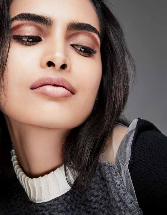 Try this look first using more muted shades. Once you ve mastered it, explore more vivid shades for an ultrachic, fun look.