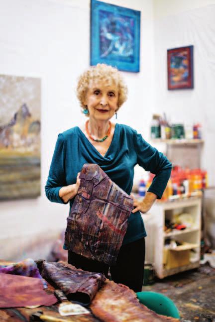 Beth Ames Swartz, who has exhibited her work across the world, considers herself a global artist who loves Arizona.