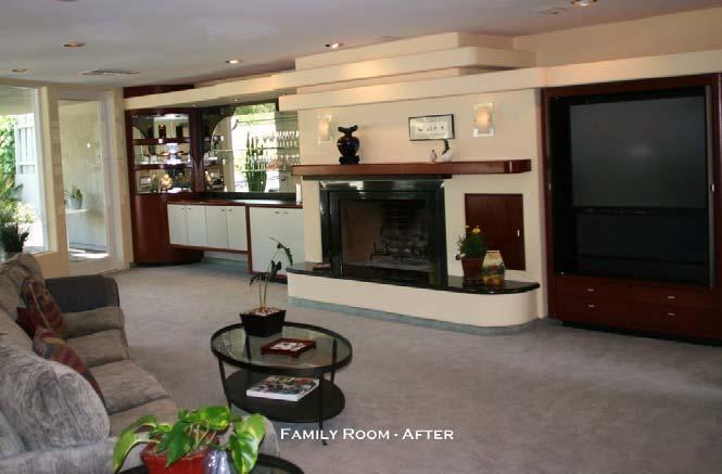 But no home was as extensively transformed as this 4,000 square foot family home.
