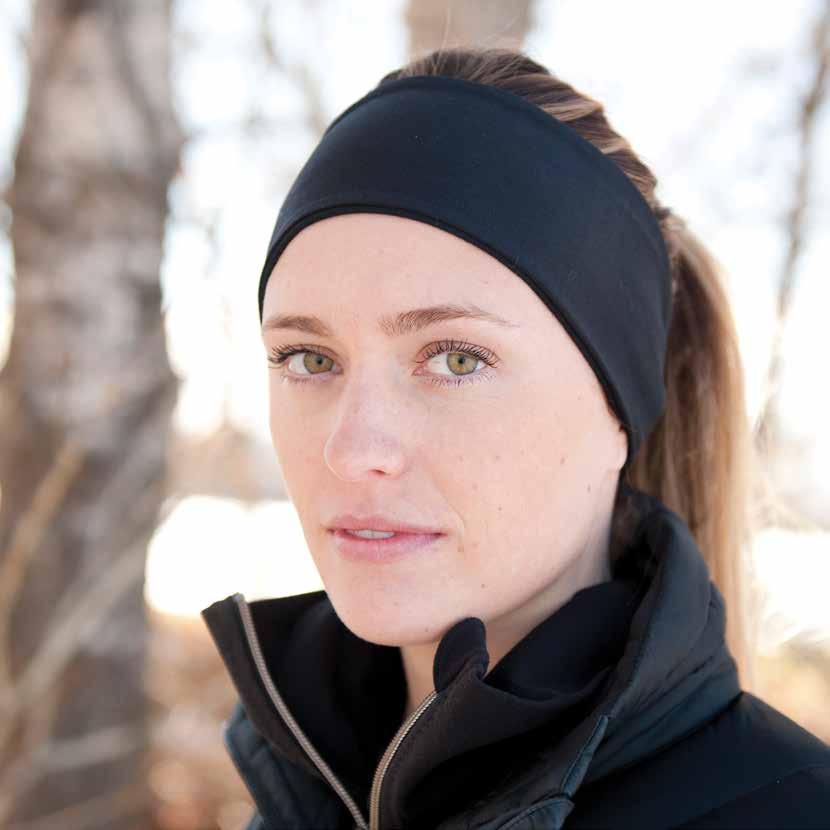 LIGHT +sleek FIT swift HEADBAND The SWIFT HEADBAND is ideal for cool fall mornings and warm winter days. The just-right 3 (7.