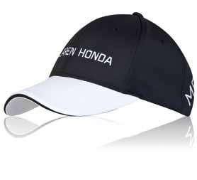 02 01 03 01 McLAREN HONDA OFFICIAL TEAM CAP BLACK McLaren Honda enthusiasts can enjoy a great look and comfort with this McLaren Honda Official Team Cap which is made from super fine polyester yarn