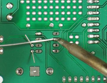 Solder the socket and