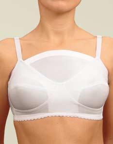 POST-OPERATIVE GARMENTS FOR BREAST SURGERY The pressure provided by this bra keeps the implant in place by the