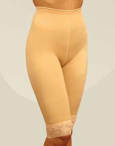 A girdle with front (hook-and-eye closure) or side (zippered closure) opening should be used during this period.