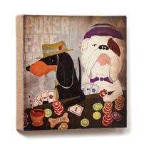5cm square 1003050002 Poker Face Wall Art (Pack 2) Size: 30.