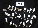 CHARMS, CHICKEN, DOVE, ETC, STERLING SILVER, (RRP $450