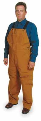 Thermal Quilt-Lined Coveralls Wind, snagproof and abrasion-resistant Treated with durable water-repellent fi nish. Features triple stitching and 8-oz. nylon quilted fi berfi ll insulation.