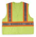 Safety 171 Traffic Safety Vests, Shirts and Jackets Safety Fleece Jacket, Class 3 100% Polyester fl eece 2RE45 jacket with 2 inch 3M TM Scotchlite TM refl ective tape complies with ANSI 107 Class 3