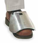 Plastic Foot Guards Protection from falling or moving objects One-piece lightweight guard features a rubber toe strap and heavy-duty