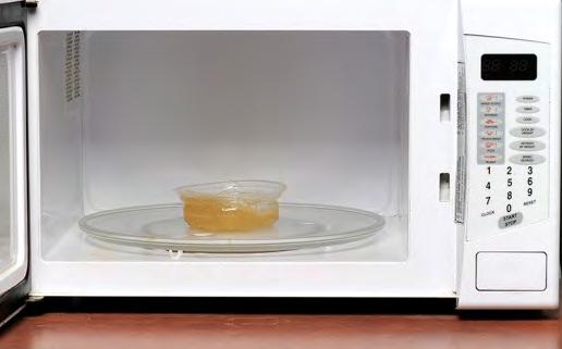 Stage 4 Gelatin Step 26 - Heat a small amount of Gelatin in a Microwave Oven (one minute maximum).