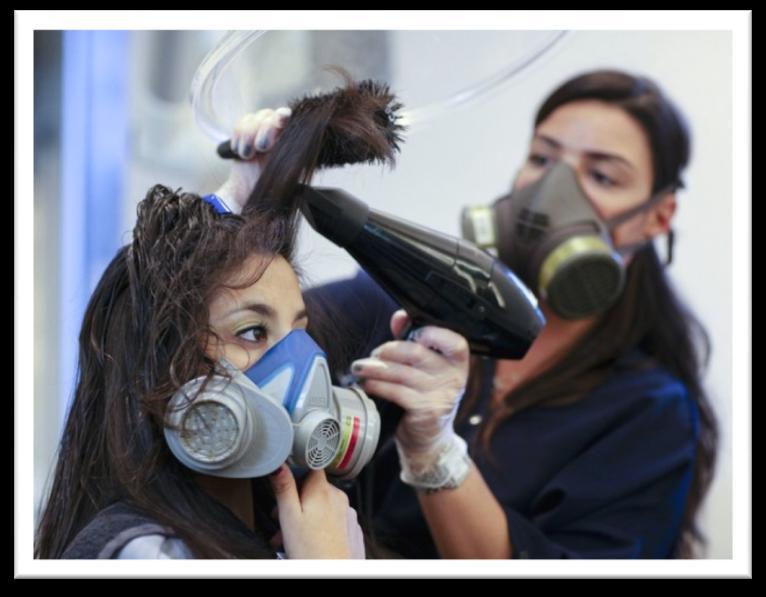 RESPIRATORY ISSUES Studies have shown that one of the most prevalent health issues facing hairstylists are breathing and respiratory disorders Chemicals such as formaldehyde, ammonia, and bleaching