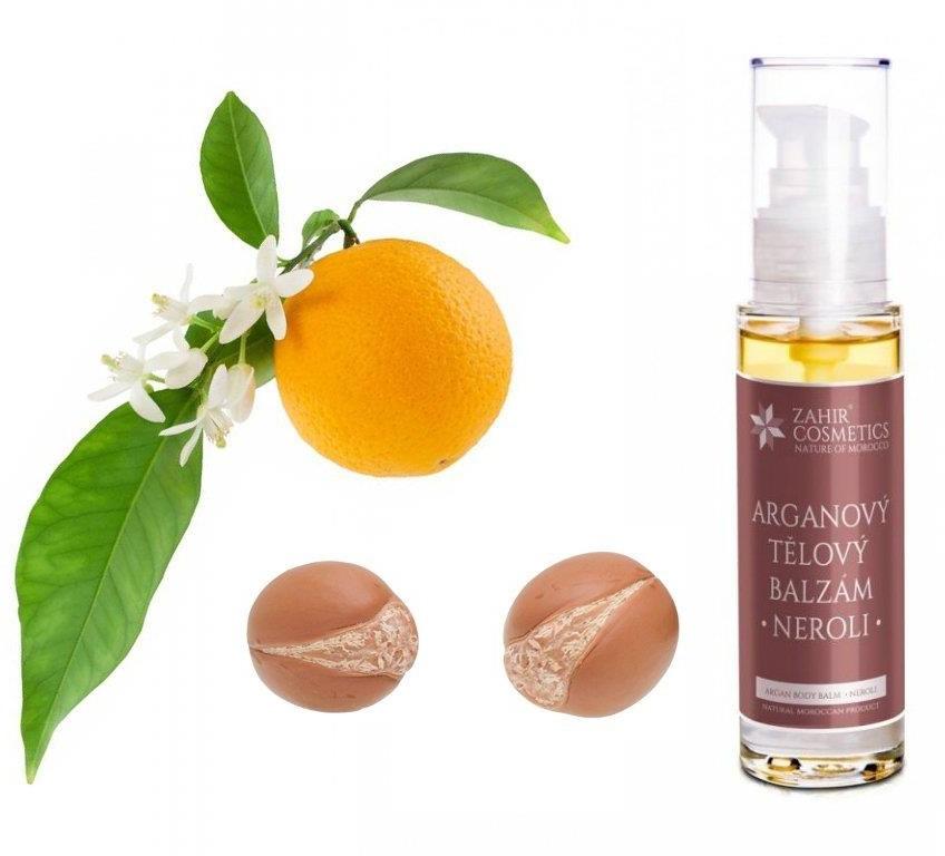 ARGAN BODY BALM - NEROLI 100% natural cold pressed Argan oil with essence of orange blossoms. The body balm regenerates, hydrates, nourishes and moistures the skin of the entire body.