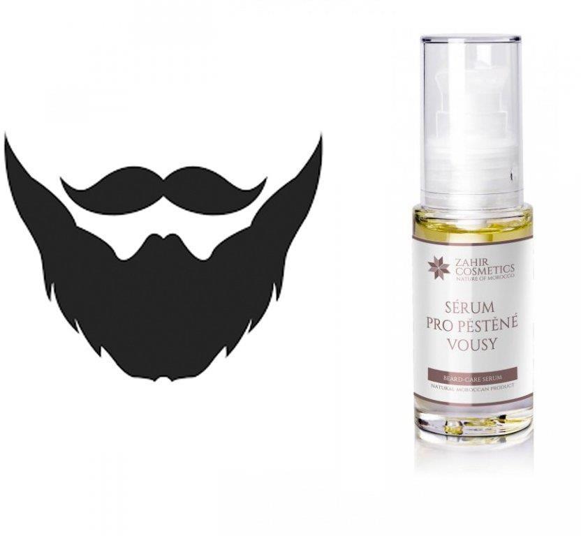 BEARD CARE SERUM The main component of the product is 100% nature cold pressed Argan oil and another carefully prepared mix of oils, Apricot, Castor, Jojoba, Olive oil, exotic fragrance of