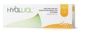 HYALUAL 1,1% (1-2 ml) HYALUAL 1,8% (1-2 ml) HYALUAL 2,2% (1-2 ml) Composition The unique formula, combining succinate with hyaluronic acid The