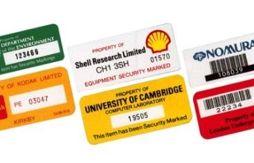 Visual Marking Systems; Asset labels; Asset Labels are a great way of identifying and recording details of the asset to which they are attached.