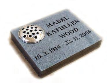 Remembrance Cremation Tablets in a