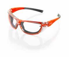 Rated to EN166 Material: - Lenses: 100% polycarbonate -