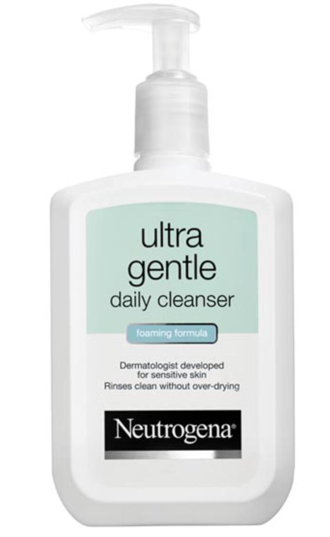 Neutrogena Ultra Gentle Cleanser Ultra Gentle Daily Cleanser combines the superior cleansing of Neutrogena technology with the maximum gentleness of a sensitive skin cleanser.
