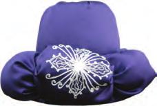 CT 3007 Turban with embroidered, tufted roll,