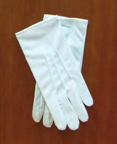 palms L, XL KT 146 White nylon gloves