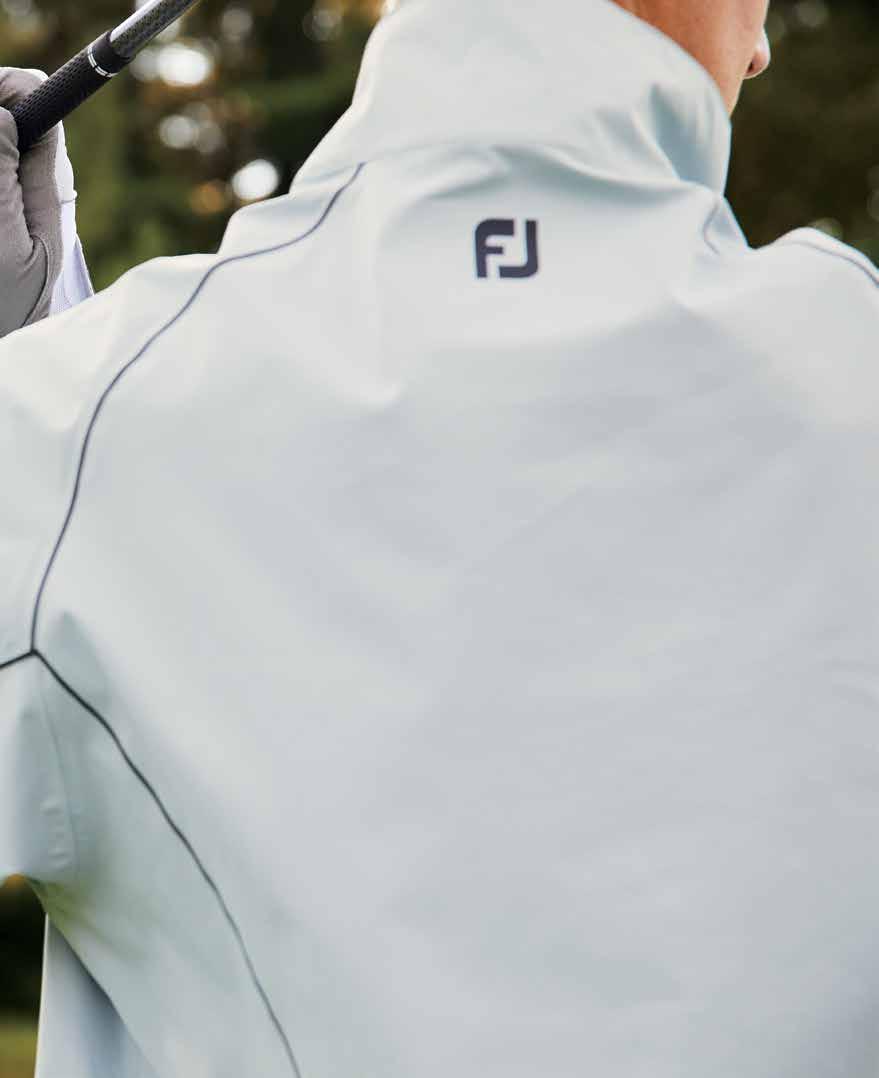 The lightest, most waterproof garment ever produced by FootJoy sets a new standard in rainwear.