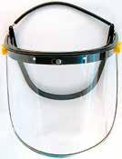 *Holder: Faceshield can be fixed in 4 separate height position, holder & faceshield visor can be sold separately.