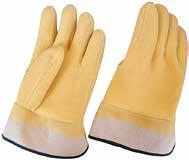 Heavy weight PVC dipped gauntlet *Liner: Interlock cotton. *Coating: PVC fully dipped gauntlet, heavy weight. *Size: XL. *Length: 35cm. Y8740 Interlock.