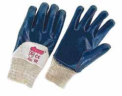 Light weight NBR glove *Supported liner: Interlock, available color: nature
