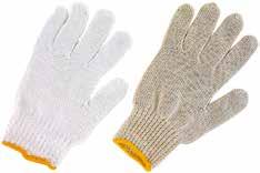 1.2.2.1.1 PPE//Hand protection/string knit/multi purpose/7g 5030A 5030 Cotton/poly blend 7G knit glove *Knitting machine: 7G.
