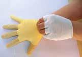 you wear gloves in impermeable mateirals, for example: latex