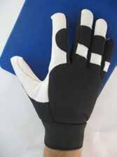 *Size: S-XXL. 7412-1230 Mechanical glove *Genuine cow leather palm and knuckle protection.
