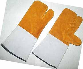 1.2.4.8 PPE/Hand protection/leather/welder 4101 4451 Premium leather welder glove *Three finger mitten design.