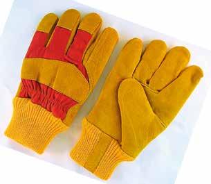 3133 Please specify color of fabric. Leather palm winter glove *Cow split leather palm in rigger style. *Leather quality: Golden color, shoulder cow hide in heavy weight, premium A grade only.