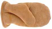 Leather palm winter glove *Beige color cow grain leather palm in rigger style.