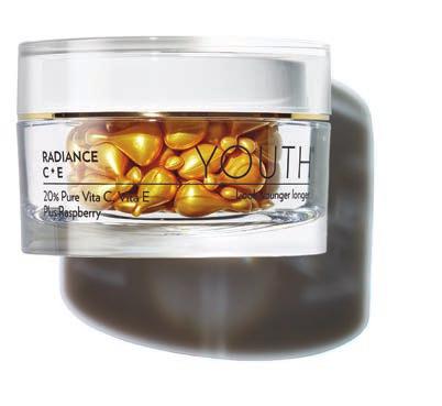 Radiance C+E reduces the appearance of age spots, smooths skin texture, and improves overall skin tone.
