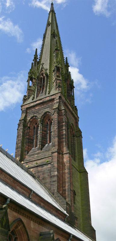 St Giles steeple (Image: John Maidment) and St Patrick s triple