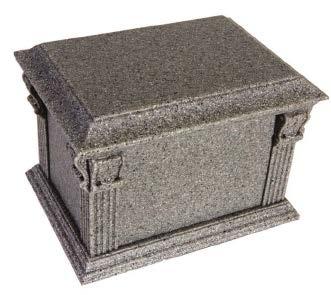Cambridge The Cambridge Urns, made of cast stone (bonded minerals and resin), are