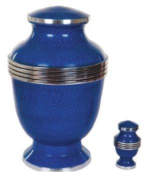 Contemporary The Contemporary Urn gives a modern yet classic look in any environment. The handcrafted brass and aluminum metal alloy is enhanced by the rich and vibrant colour.