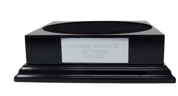 Customisable Urn Bases Our new customisable urn bases are the perfect way to personalise an urn without having to engrave