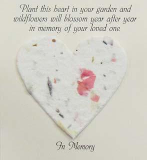 Books of Condolence Seed Paper Stationery Items Plantable Seed Paper Stationery continued Applications for plantable seed paper memorial tokens or bookmarks: As a thoughtful gift to your client,