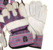leather hand TR59 Task Master Cow grain fitters glove, pearl, rubberized