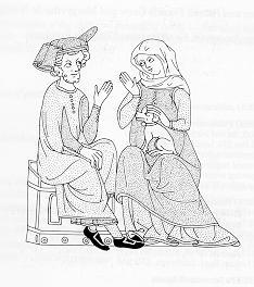 Illustrations Illustration 1: Gawain and a Lady.